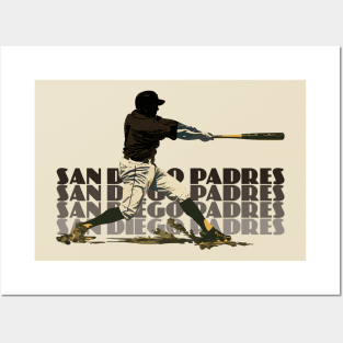 Retro San Diego Padres Slugger Posters and Art